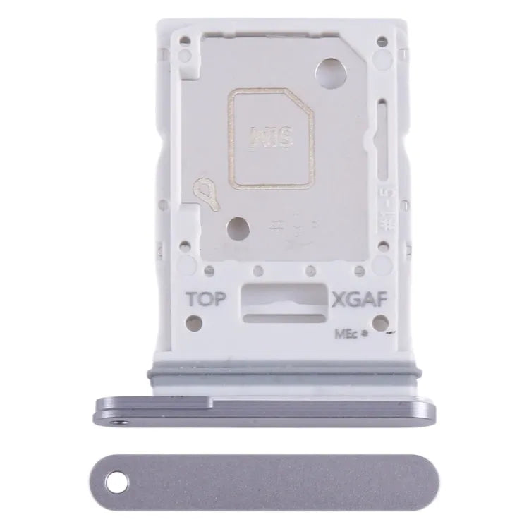 Voor Samsung Galaxy Tab S9 Ultra 5G SM-X916 Originele SIM + Micro SD-kaartlade (grijs)