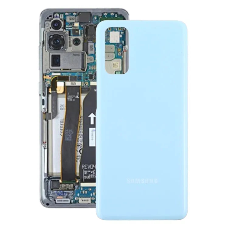 Voor Samsung Galaxy S20 Batterij Back Cover (Blauw)