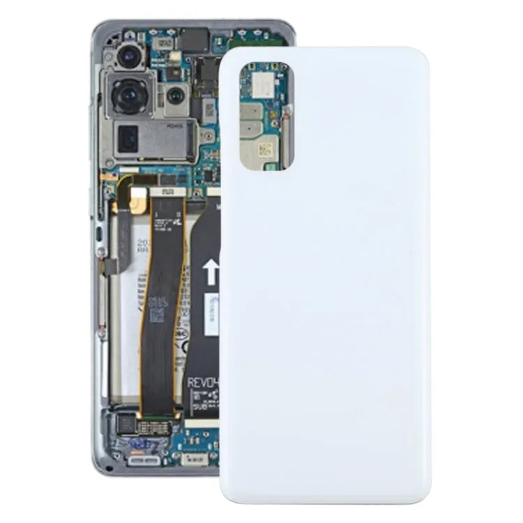 Voor Samsung Galaxy S20 Batterij Back Cover (Wit)