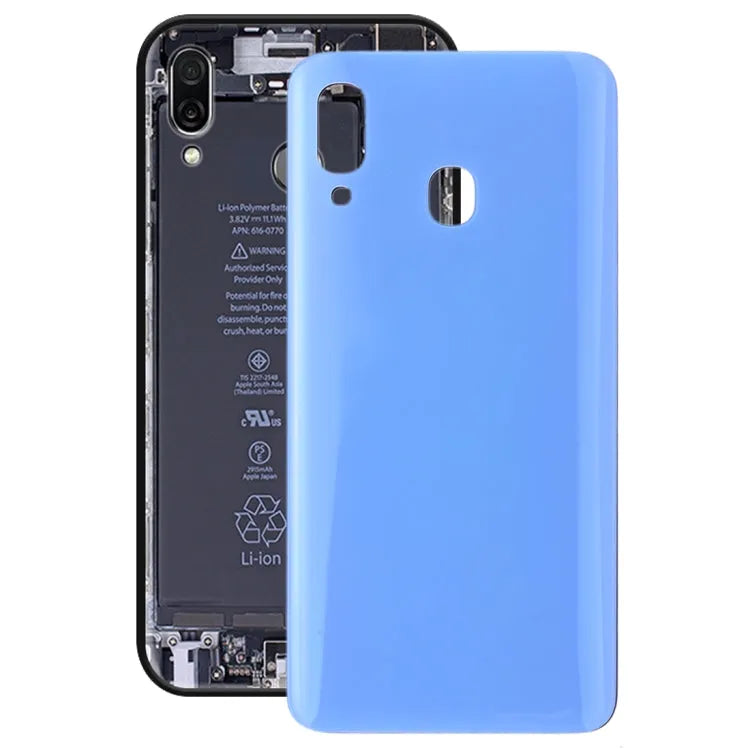 Voor Galaxy A40 SM-A405F/DS, SM-A405FN/DS, SM-A405FM/DS batterij achterkant (blauw)