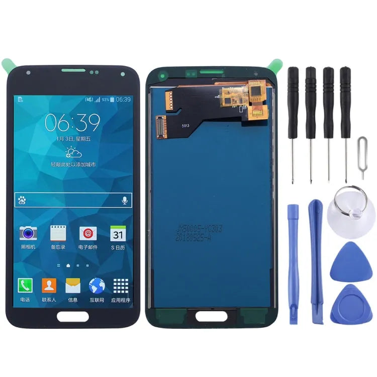 Lcd-scherm (TFT) + aanraakscherm voor Galaxy S5 / G900, G900F, G900I, G900M, G900A, G900T, G900W8, G900K, G900L, G900S (zwart)