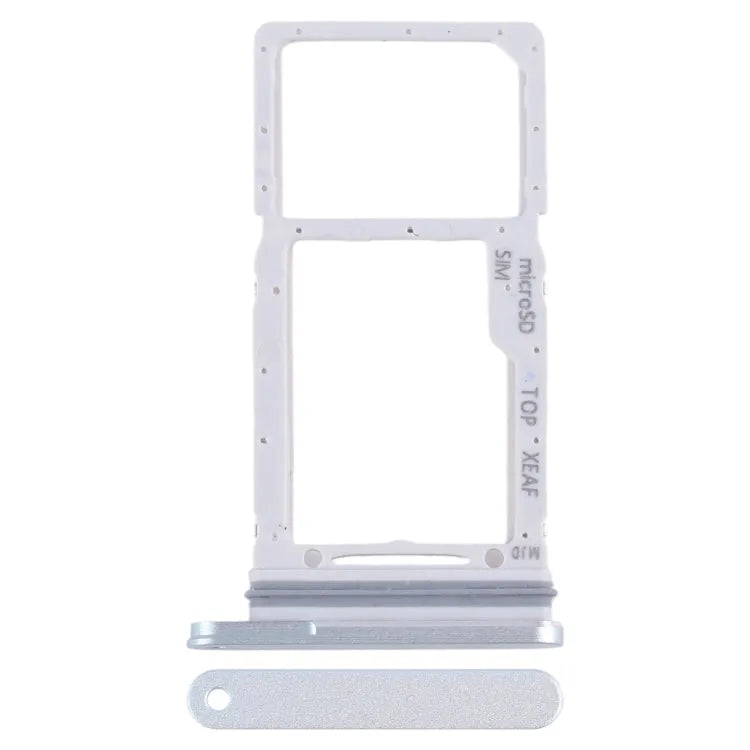 Voor Samsung Galaxy Tab S9 FE+ 5G SM-X610 Originele SIM + Micro SD-kaarthouder (zilver)
