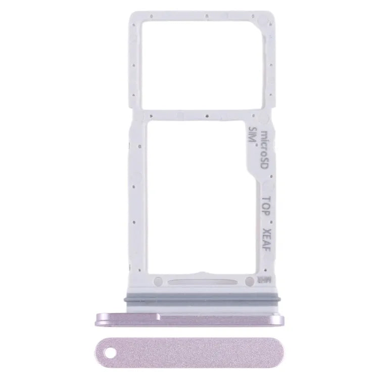 Voor Samsung Galaxy Tab S9 FE+ 5G SM-X610 Originele SIM + Micro SD-kaarthouder (paars)
