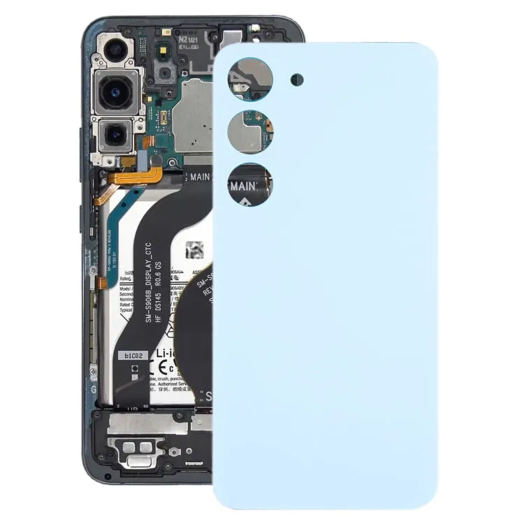 Voor Samsung Galaxy S23 SM-S911B OEM glazen batterij achterkant