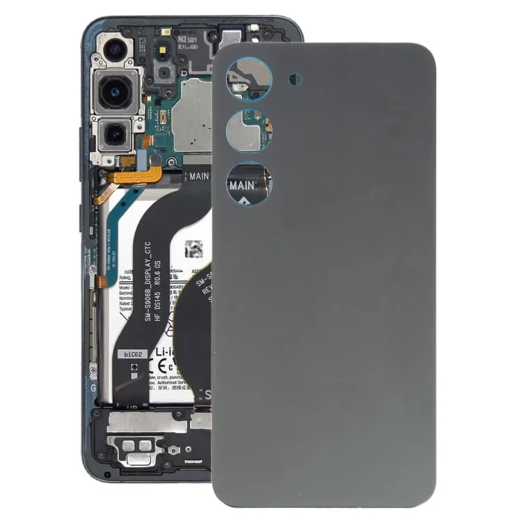 Voor Samsung Galaxy S23 SM-S911B OEM glazen batterij achterkant
