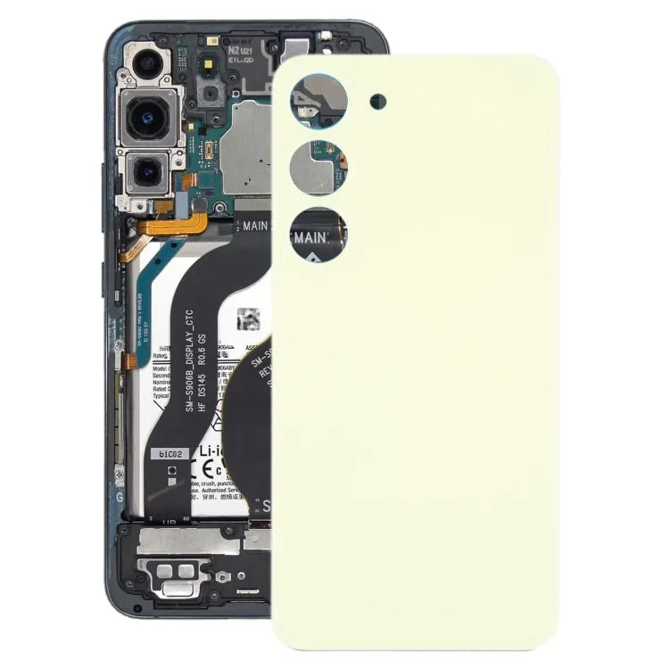 Voor Samsung Galaxy S23 SM-S911B OEM glazen batterij achterkant
