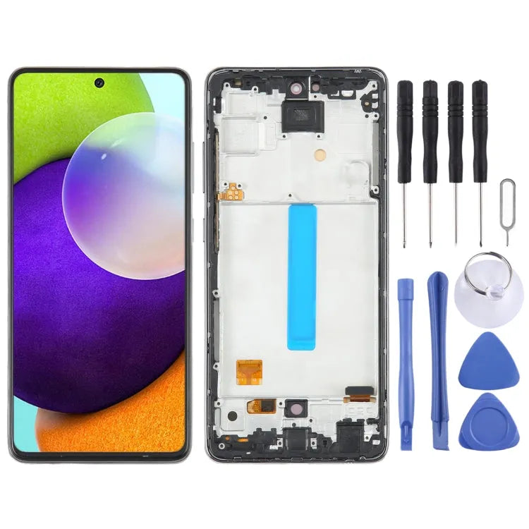 6,43 inch OLED LCD-scherm voor Samsung Galaxy A52 4G SM-A525 Digitizer Volledige montage met frame