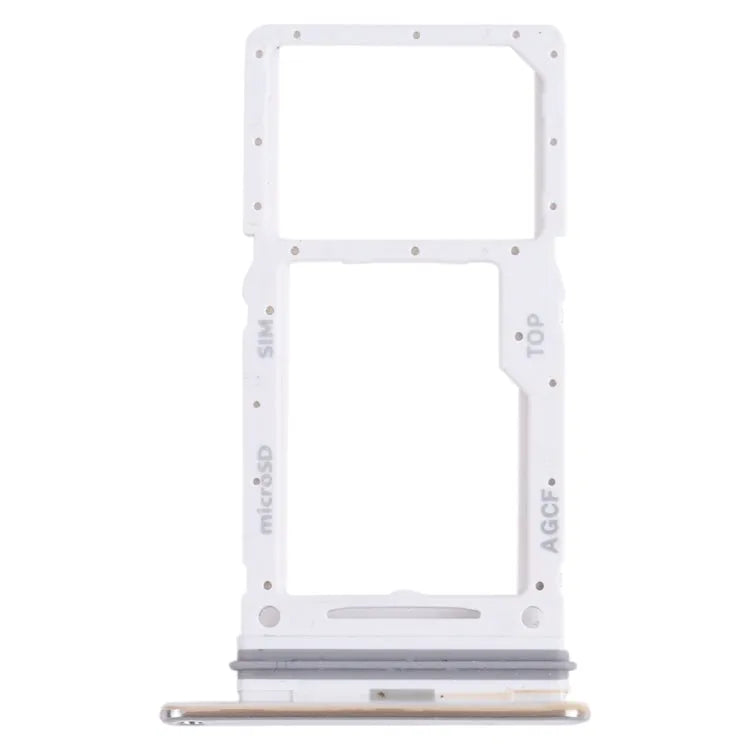 Voor Samsung Galaxy A73 5G SM-A736B Originele SIM-kaartlade + SIM-kaartlade / Micro SD-kaartlade (wit)