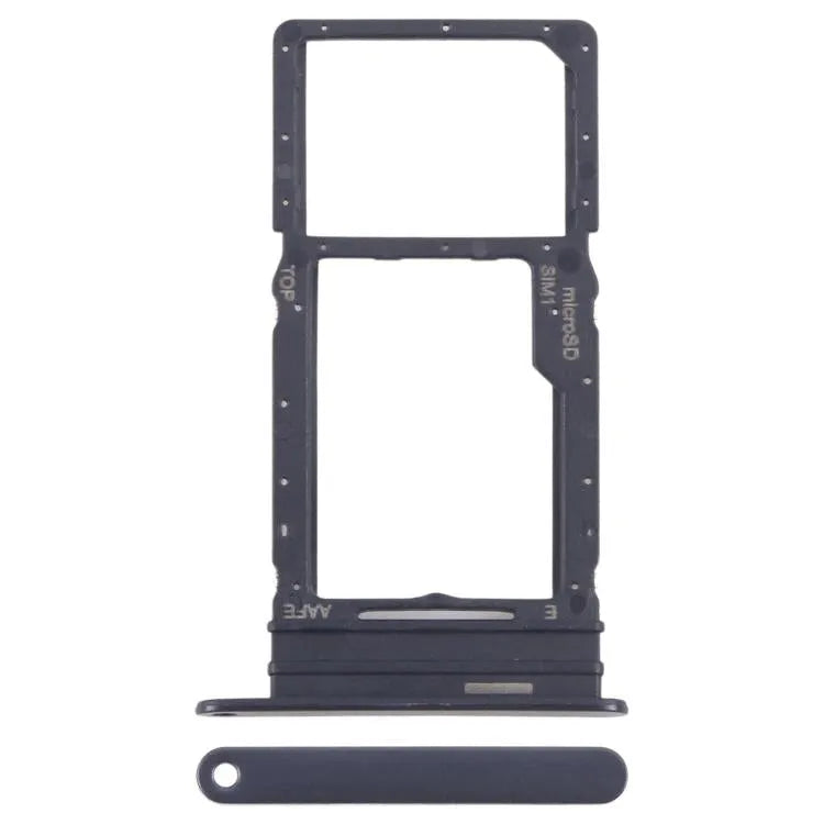 Voor Samsung Galaxy A16 SM-A165F Originele SIM-kaartlade + Micro SD-kaartlade (zwart)