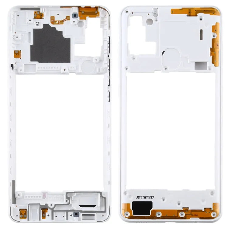 Voor Samsung Galaxy A21s middelste framerandplaat (wit)