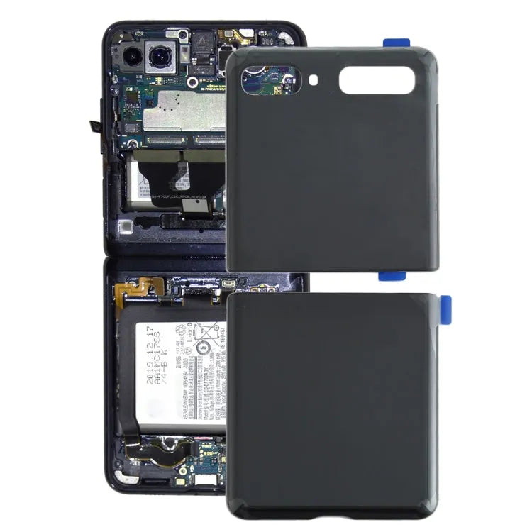 Voor Samsung Galaxy Z Flip 5G SM-F707 batterij achterkant (zwart)