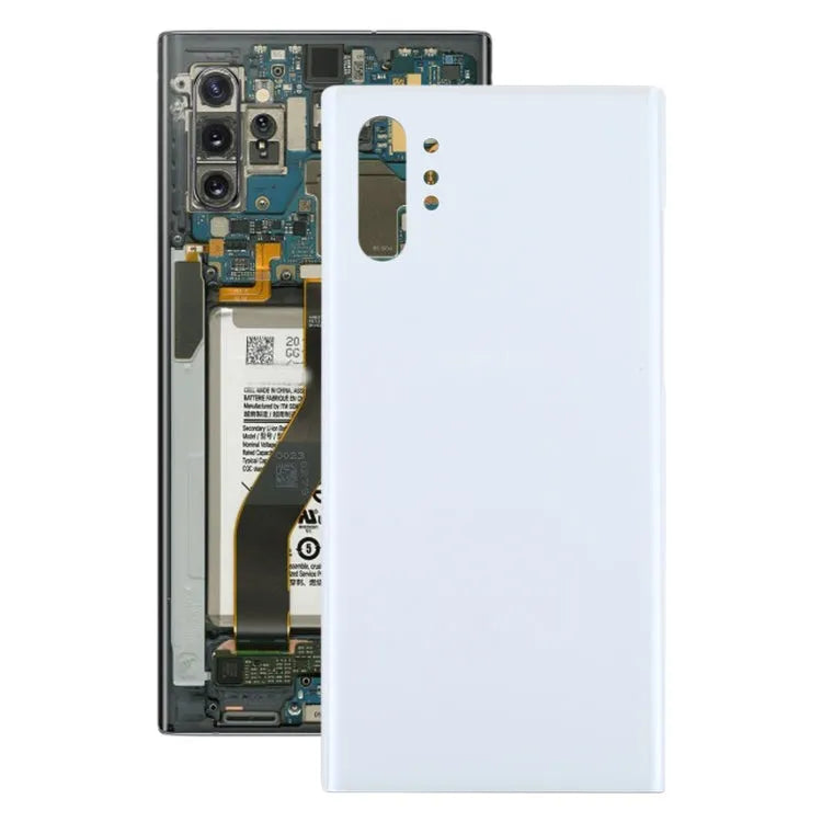 Voor Samsung Galaxy Note10+ Batterij Back Cover (Wit)