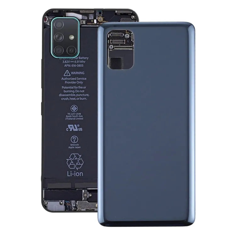 Voor Samsung Galaxy M51 batterij achterkant (zwart)