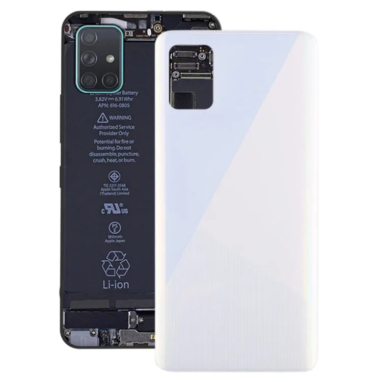 Voor Galaxy A51 originele batterij achterkant (wit)