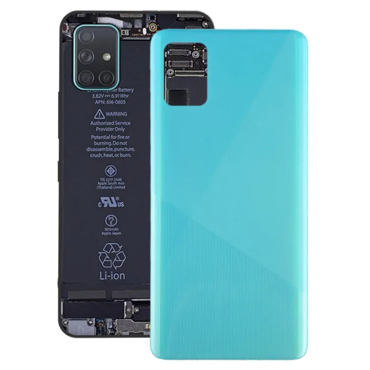 Voor Galaxy A51 originele batterij achterkant (blauw)