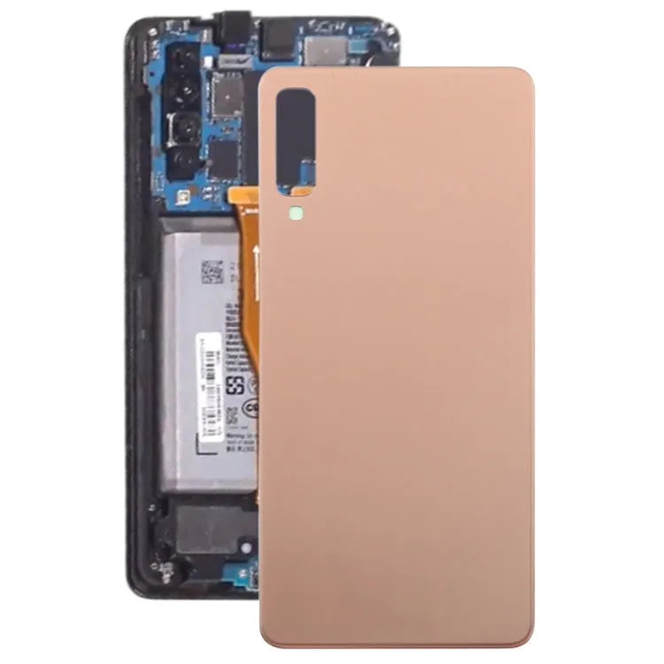 Voor Galaxy A7 (2018), A750F/DS, SM-A750G, SM-A750FN/DS Originele Batterij Back Cover (Goud)
