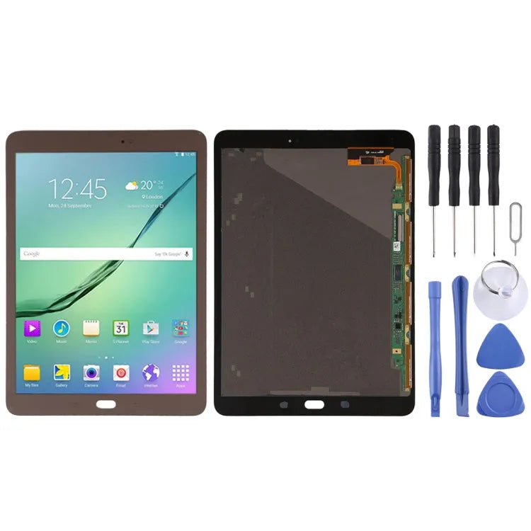 Origineel Super AMOLED LCD-scherm voor Galaxy Tab S2 9.7 / T815 / T810 / T813 met Digitizer Volledige Montage (Goud)