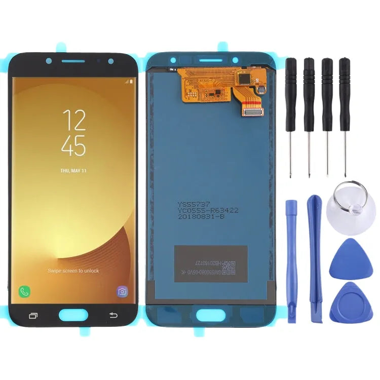 TFT LCD-scherm voor Galaxy J7 (2017), J730F/DS, J730FM/DS met Digitizer volledige montage (zwart)