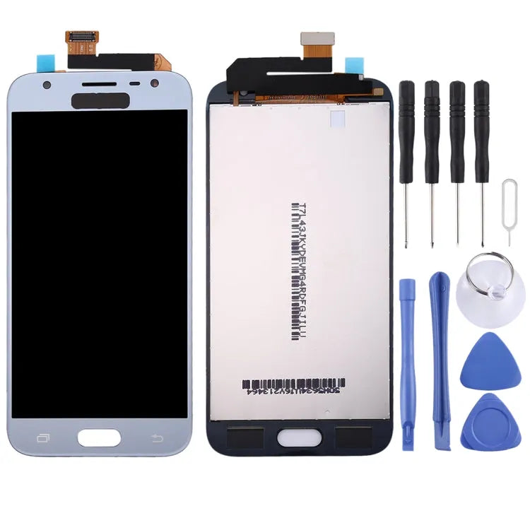Écran LCD TFT pour Galaxy J3 (2017), J330F/DS, J330G/DS avec assemblage numériseur complet (bleu)