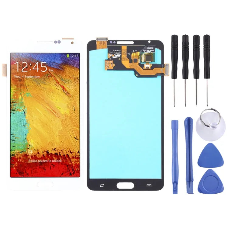 OLED-lcd-scherm voor Galaxy Note 3, N9000 (3G), N9005 (3G/LTE) met Digitizer Full Assembly (wit)