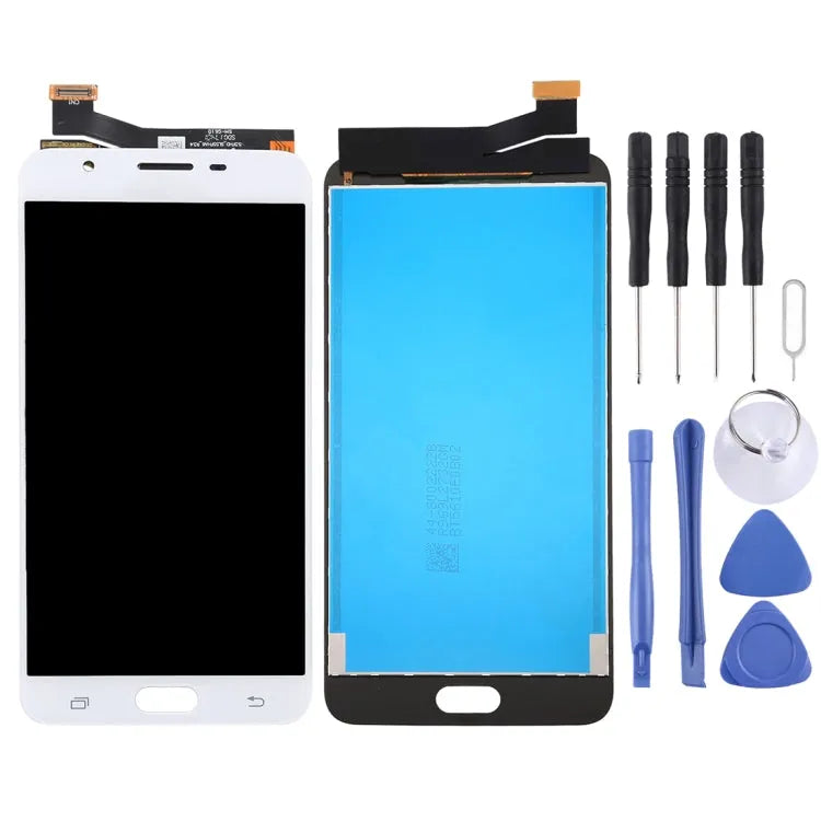 Origineel LCD-scherm + aanraakpaneel voor Galaxy On7 (2016) / G6100 & J7 Prime, G610F, G610F / DS, G610F / DD, G610M, G610M / DS, G610Y / DS (wit)