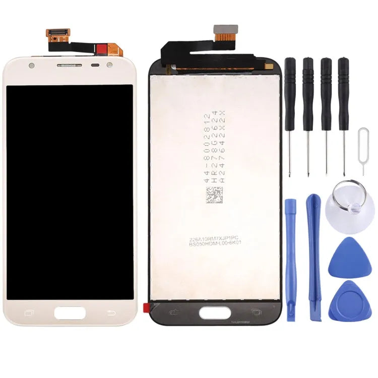 Origineel LCD-scherm voor Galaxy J3 (2017), J330F/DS, J330G/DS met Digitizer Full Assembly (Goud)