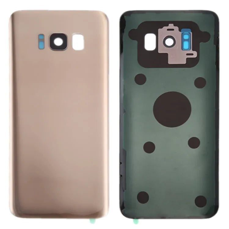 Voor Galaxy S8+ / G955 Batterij Back Cover met Camera Lens Cover & Adhesive (Goud)