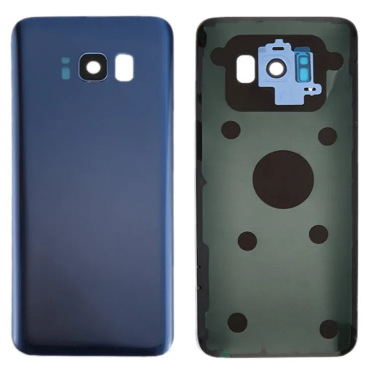 Voor Galaxy S8+ / G955 Batterij Back Cover met Camera Lens Cover & Adhesive (Blauw)