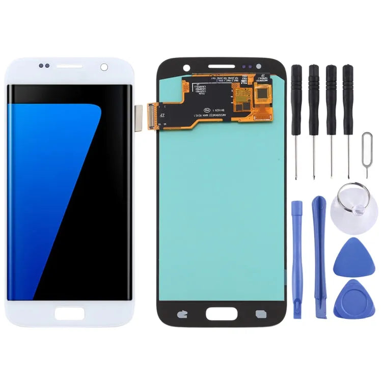 OLED LCD-scherm voor Samsung Galaxy S7 met Digitizer volledige montage (zilver)