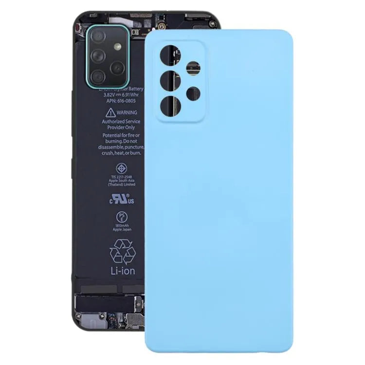 Voor Samsung Galaxy A72 4G SM-A725F Achterkant (Blauw)