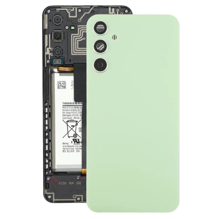 Batterijachterklep met cameralensframe voor Samsung Galaxy A34 SM-A346B (groen)