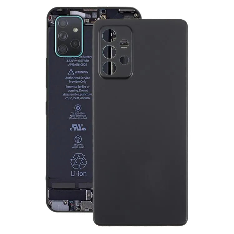 Voor Samsung Galaxy A72 4G SM-A725F Achterkant (Zwart)