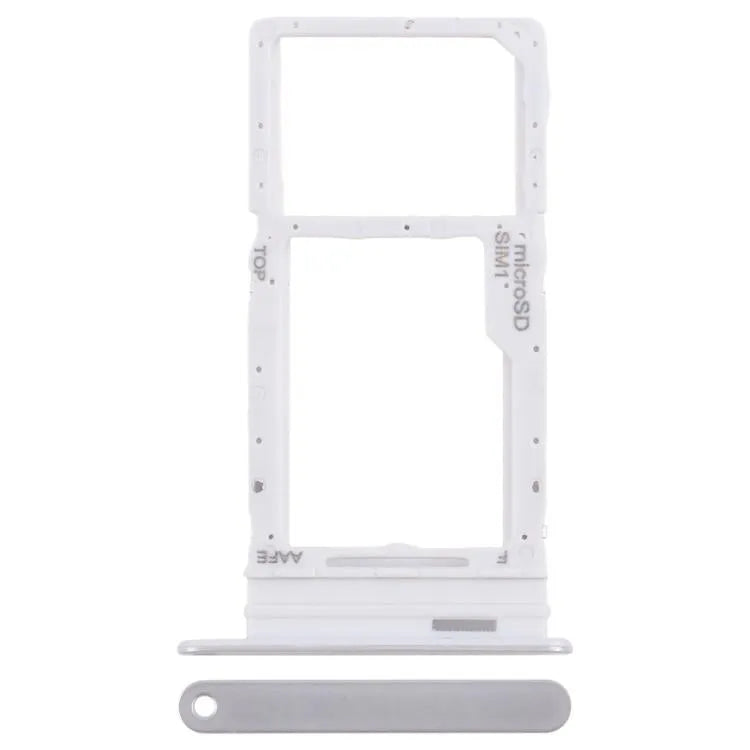 Voor Samsung Galaxy A16 SM-A165F Originele SIM-kaartlade + Micro SD-kaartlade (zilver)