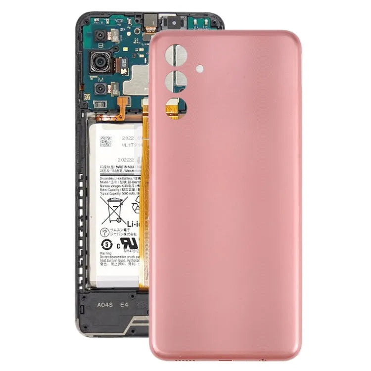 Voor Samsung Galaxy A04s SM-A047F Batterij achterkant (koperachtig)