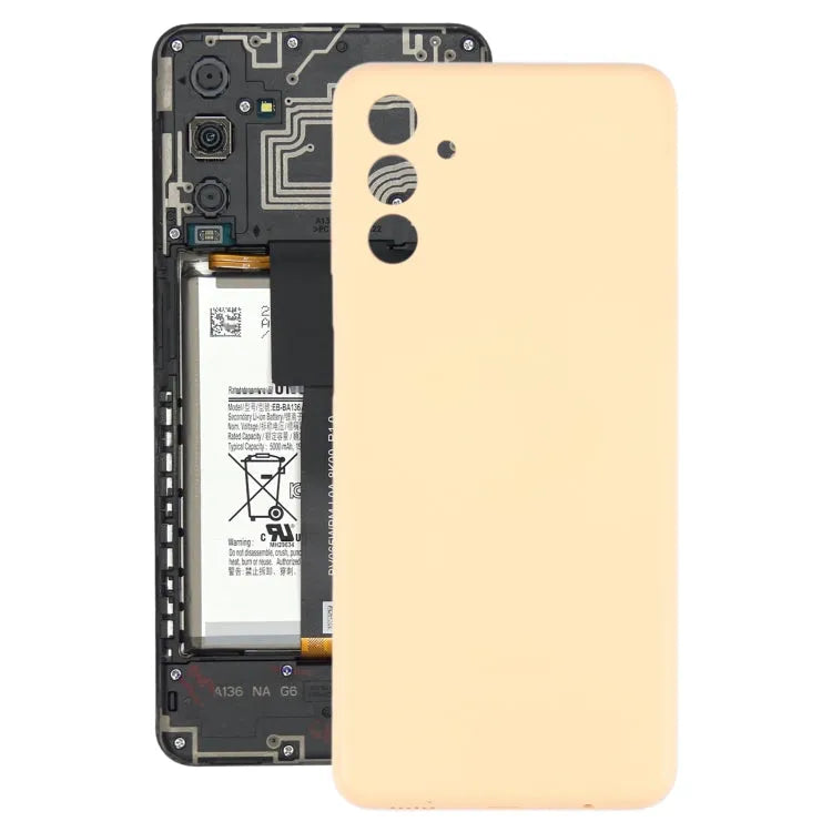 Voor Samsung Galaxy A13 5G SM-A136B Originele batterij achterkant (oranje)