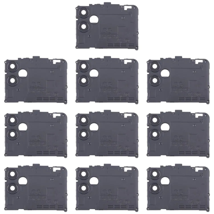 Voor Samsung Galaxy A04e SM-A042F 10 stuks Achtercamera Lenskap (Zwart)