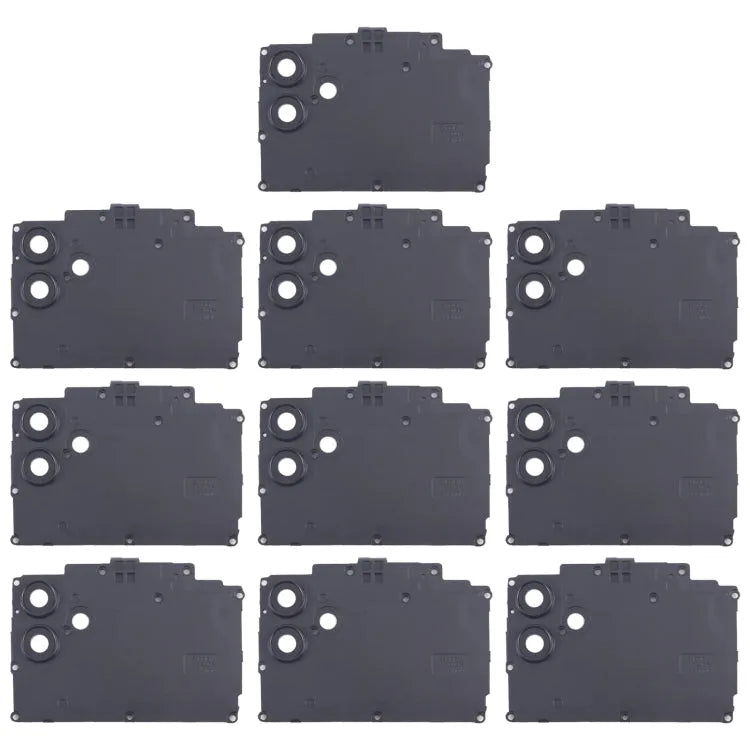 Voor Samsung Galaxy A04 SM-A045F 10 stuks Achtercamera Lens Cover (Zwart)