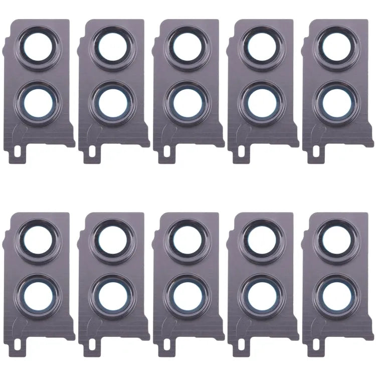 Voor Samsung Galaxy Z Flip4 SM-F721B 10 stuks Achtercamera Lens Cover (Zwart)