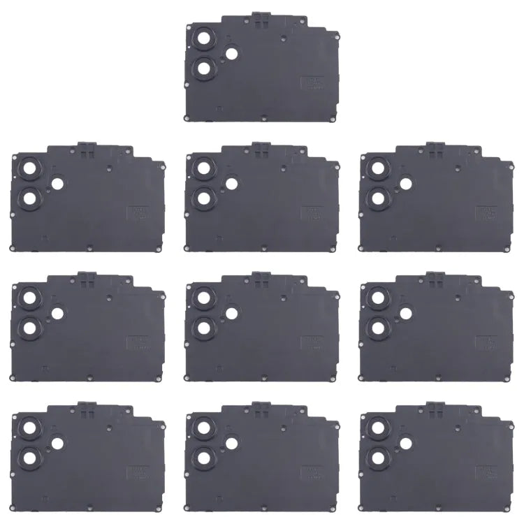 Voor Samsung Galaxy F04 SM-E045F 10 stuks Achtercamera Lenskap (Zwart)
