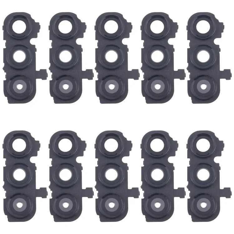 Voor Samsung Galaxy A16 5G SM-A166B 10 stuks Achtercamera Lens Cover (Zwart)