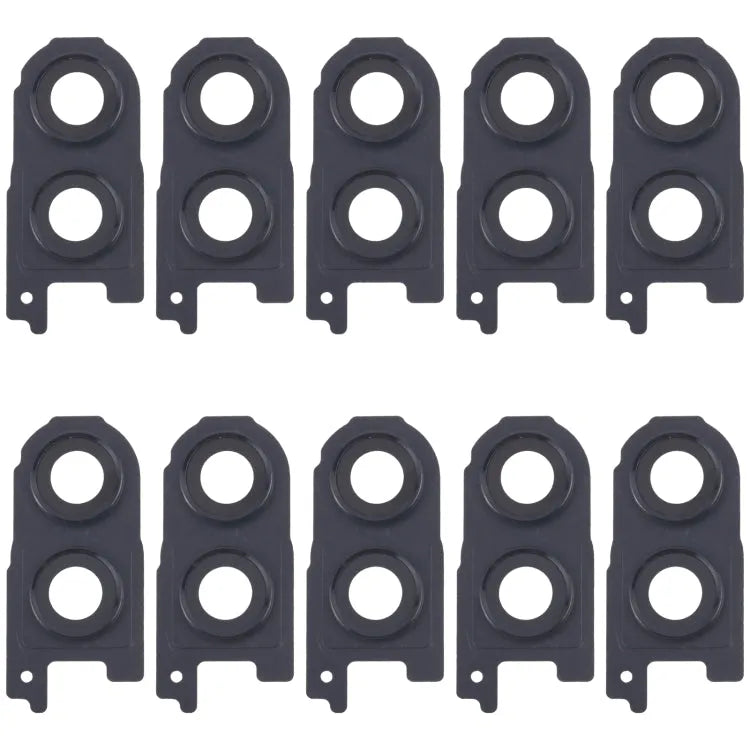 Voor Samsung Galaxy Z Flip3 5G SM-F711BF 10 stuks Achtercamera Lens Cover (Zwart)