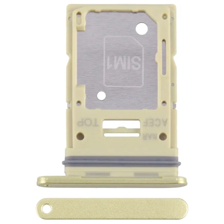 Voor Samsung Galaxy A35 SM-A356B SIM-kaarthouder + SIM / Micro SD-kaarthouder (geel)