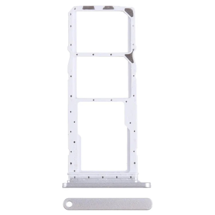 Voor Samsung Galaxy A05s SM-A057 Originele SIM + SIM-kaarthouder + Micro SD-kaarthouder (zilver)