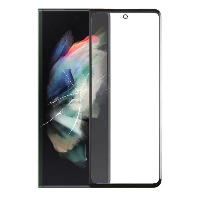 Voor Samsung Galaxy Z Fold3 SM-F926B/W22 LCD-scherm buitenste glazen lens met OCA optisch heldere lijm