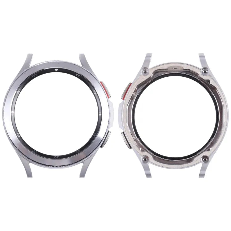 Originele LCD-scherm Frame Bezel Plate voor Samsung Galaxy Watch4 Classic 46mm SM-R890 R895 (zilver)