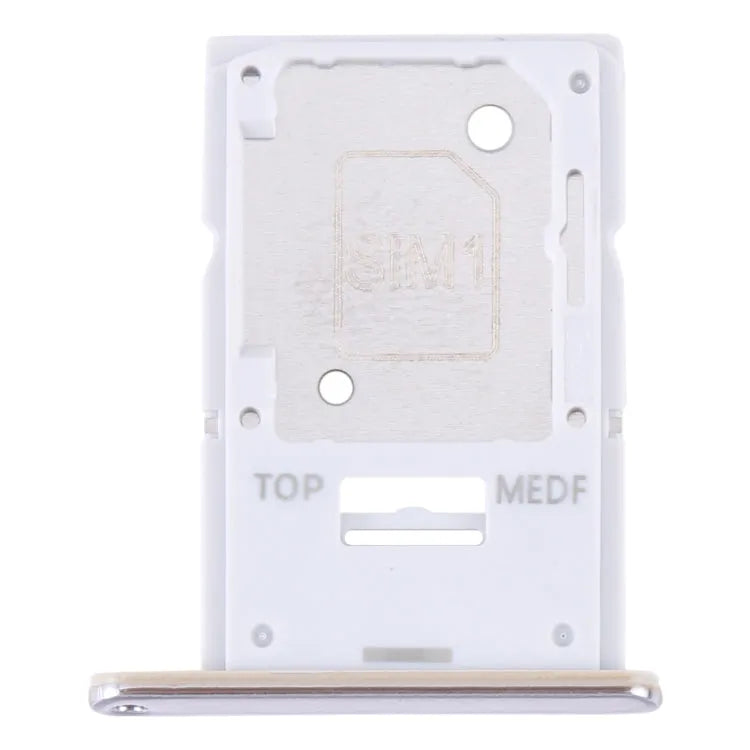 Voor Samsung Galaxy A54 SM-A546 originele simkaartlade + micro SD-kaartlade (goud)