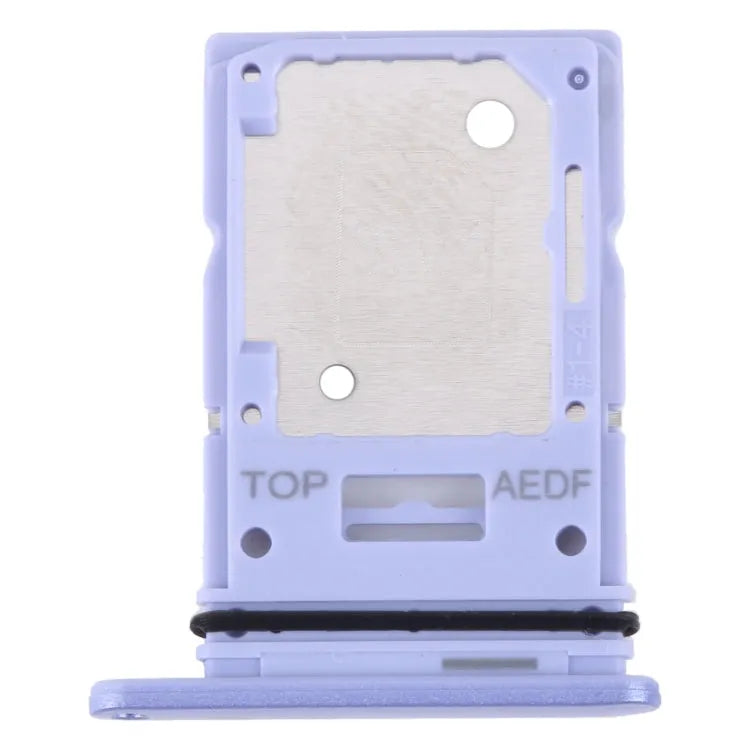 Voor Samsung Galaxy A54 SM-A546 Originele SIM-kaartlade + Micro SD-kaartlade (paars)