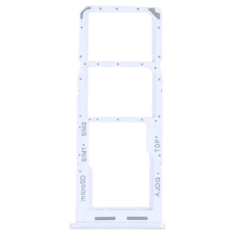 Voor Samsung Galaxy A04s SM-A047F Originele Sim-kaart Lade + Sim-kaart Lade + Micro SD-kaart Lade (Wit)