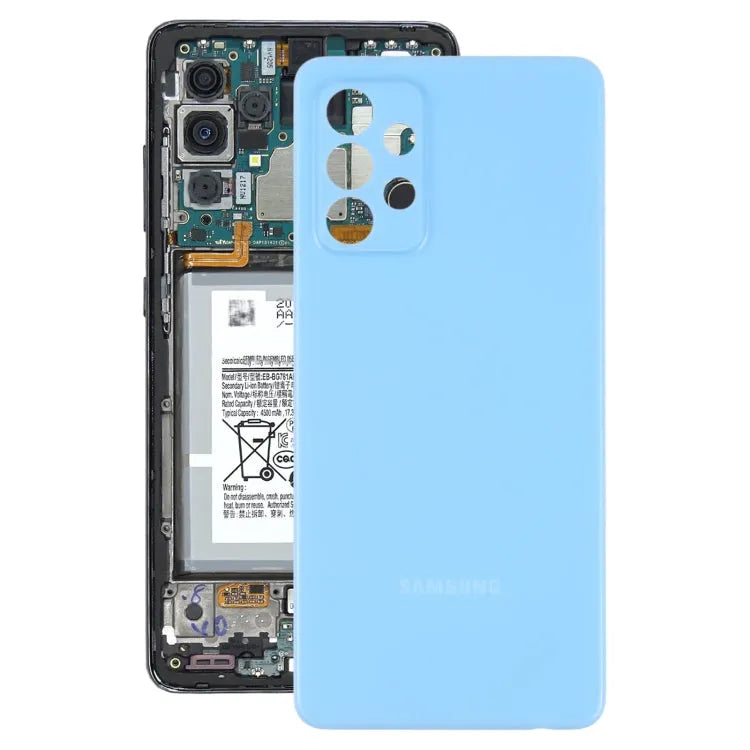 Voor Samsung Galaxy A52 5G SM-A526B Batterij Achterkant (Blauw)