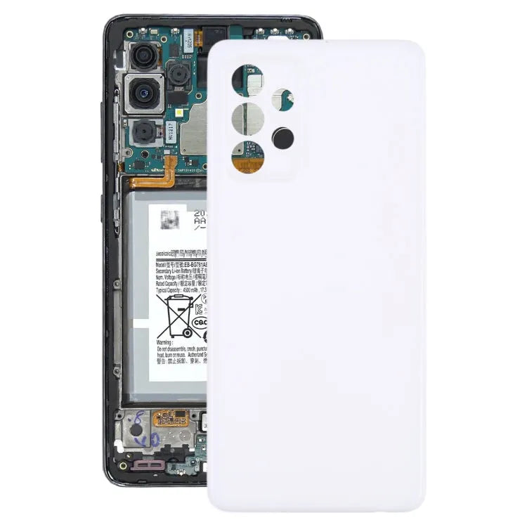 Voor Samsung Galaxy A52 5G SM-A526B Batterij Achterkant (Wit)